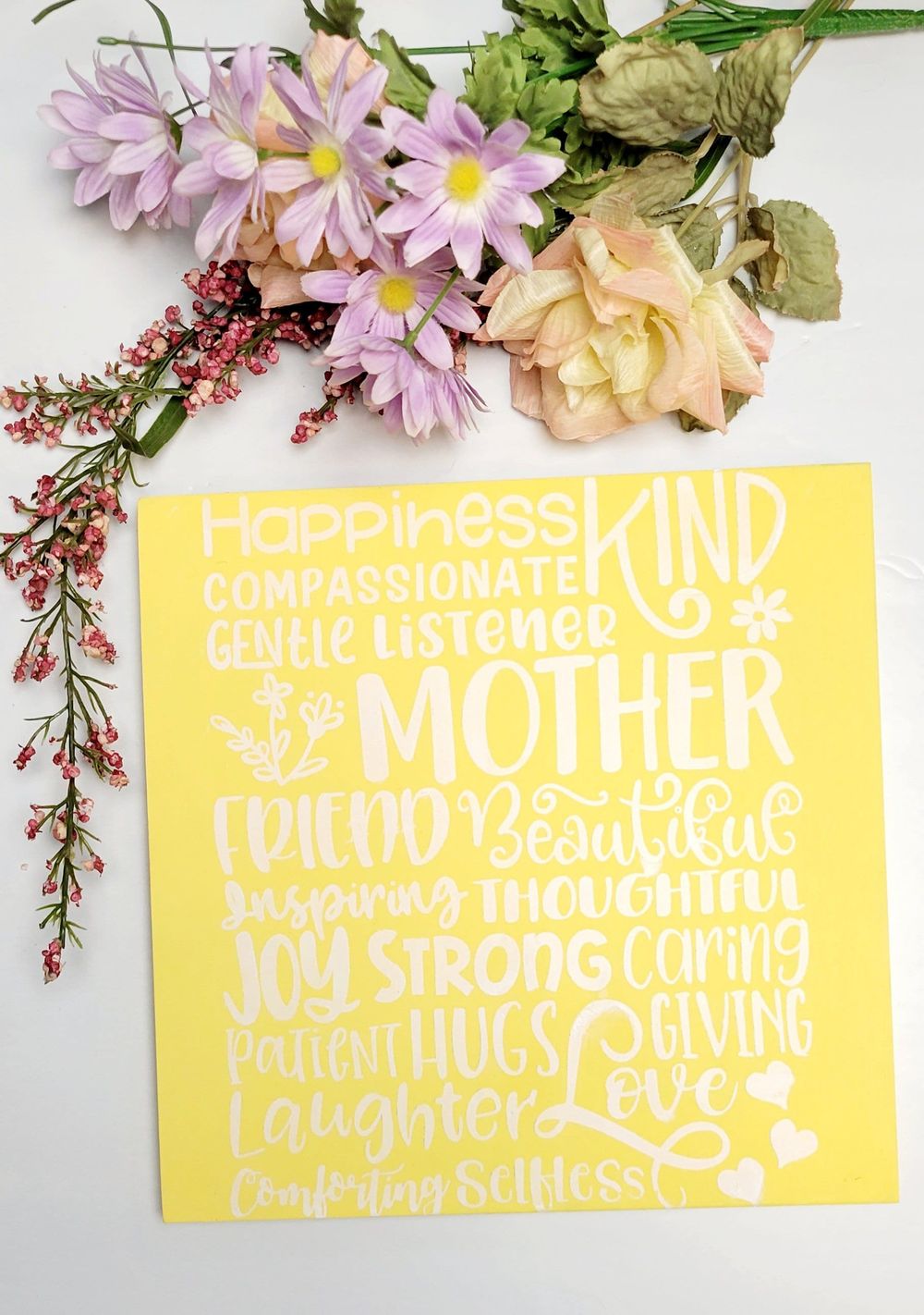 Mother's day gift, table art, decor sign, gift for mom