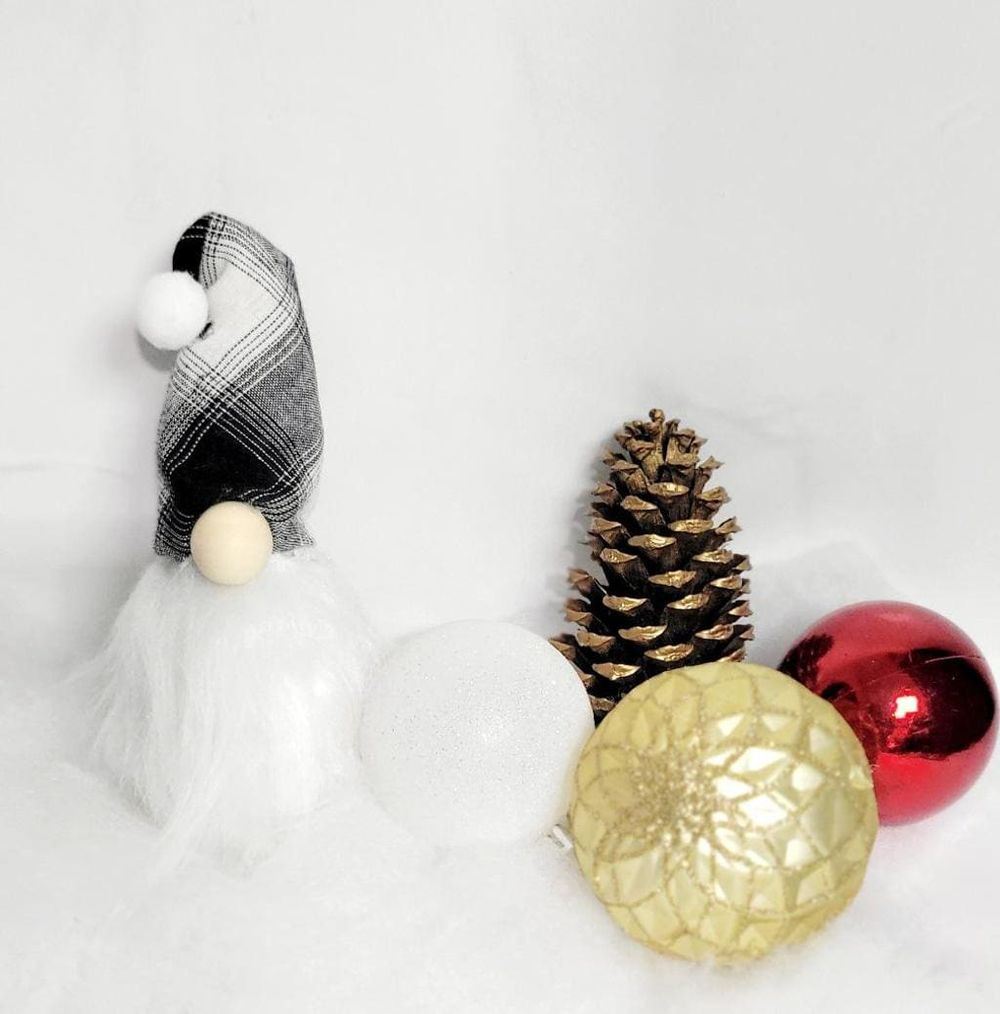 Hand crafted Christmas sock gnome