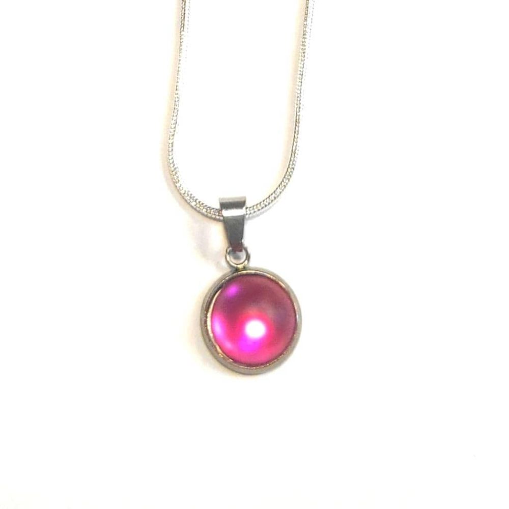 Purple crystal Sea Glass rhinestone 925 stamped sterling sil...