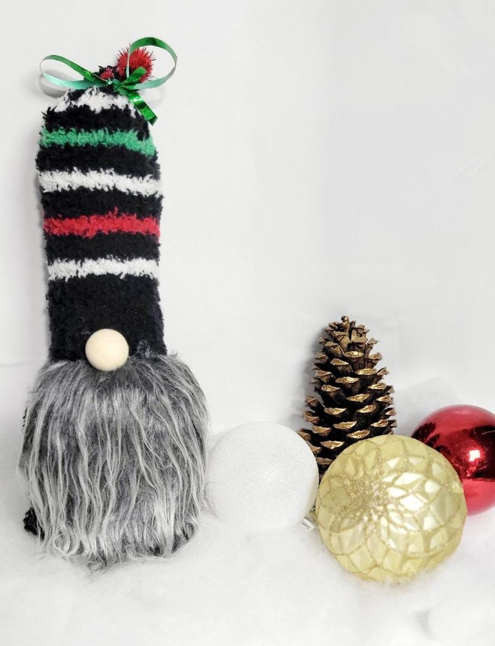 Hand crafted Christmas sock gnome